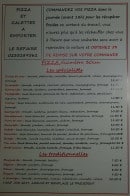 Menu Le repaire - Les pizzas