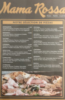 Menu Mama Rossa - La carte