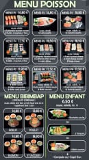 Menu Zen - Les menus bibimbaps, poissons et enfants