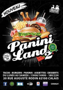 Menu Panini Land 2 - Carte et menu Panini Land 2 Calais