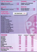 Menu Pom Pom Frites - Les paninis, pompons, ...