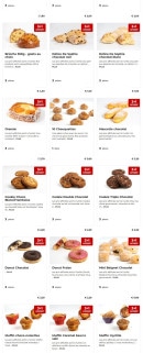 Carte et menu de Boulangerie Sophie Lebreuilly à Saint Pol sur Ternoise — Les viennoiseries suite