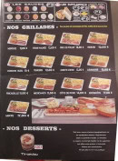 Menu Restaurant EFES - Les grillades et desserts