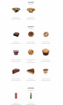 Menu Table'Time - Les salades, desserts, ...