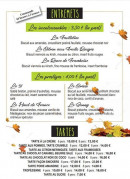 Carte et menu de Le 31 L'atelier Du Pâtissier à Boiry Notre Dame — Les entremets et tartes