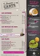 Menu Le loup de Mer - Entrées, plats, moules de pays,.......