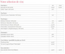 Carte et menu de Auberge du vieux logis à La Madelaine-sous-Montreuil — Les vins