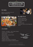 Carte et menu de Le Comptoir De La Mer à Camiers — La carte
