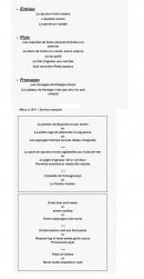 Menu Le Normandy - Les entrées, plats, fromages et menu à 19€