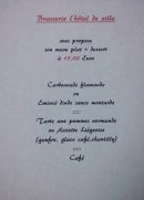 Carte et menu de Brasserie L'hôtel de ville à Lillers — Menu du jour