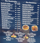 Menu Restaurant Istanbul - Les sandwichs et assiettes