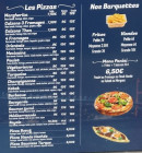 Menu Restaurant Istanbul - Les pizzas et barquettes