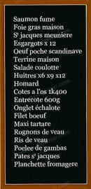 Menu Auberge de La Coulotte - Les produits de la maison