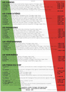 Menu Roggiano - La carte