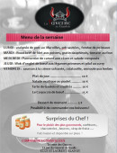 Carte et menu de Taverne des gaulois à Saint Laurent Blangy — Exemple de menu