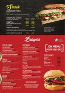 Menu Chez Amandine - Snacks, burgers