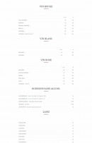 Menu Délice de l’Inde - Boissons