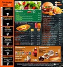 Menu Hashtag Pizza - Les formules, salades, sandwiches...