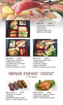 Menu Kokeshi - Les menus bento et menus enfant