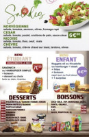 Menu My Brunch's - Les salades et desserts et boissons,...