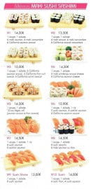 Menu Sushi Prince - Menu maki, sashimi et sushi