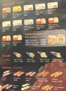 Menu Tasty Asian - Akira maki,  témaki et yakitori