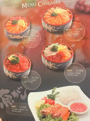 Menu Tasty Asian - Les menus chirashi