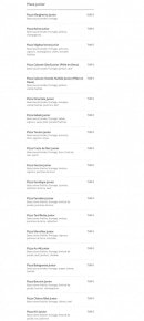 Menu Au 44 Pizza - Pizza Junior