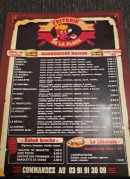 Carte et menu de Friterie De La Place à Audruicq — Hamburgers, kebab...
