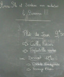 Menu Les Petites Casseroles - Exemple de menu