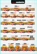 Menu DKA Kebab - Les sandwichs