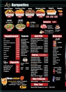 Menu DKA Kebab - Les barquettes, apéritifs et boissons, ...