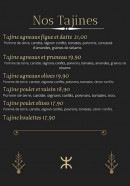 Menu Le méditerranée - Les tajines