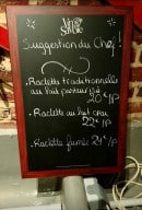 Menu Le Ch'ti Savoyard - Suggestion du chef