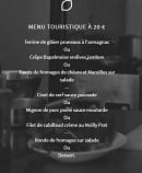 Menu Le Gourmet - Menu touristique à 20€