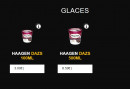 Menu Be Bop City - Les glaces