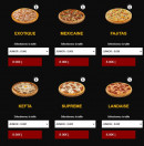 Menu Be Bop City - Menu pizza au sauce tomate page 3