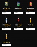 Menu Be Bop City - Les boissons page 2