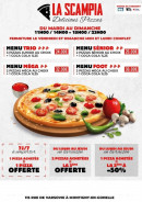 Menu La Scampia - Les menus