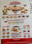 Menu La Scampia - Les tacos personnalisés, tex mex et desserts, ...