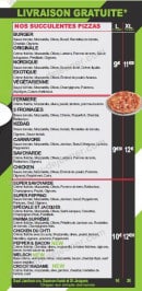 Menu XL Pizza bruay - Les pizzas suite