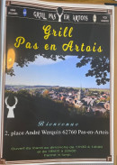 Carte et menu Grill pas en Artois Pas-en-Artois