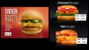 Menu Café Snack - Le chicken roasty, fish burger, chicken burger