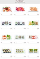 Menu Miyoki - Les plateaux