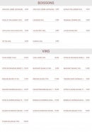 Menu Miyoki - Les boissons et vins