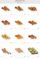Menu Miyoki - Les brochettes