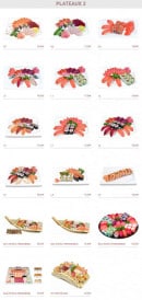 Menu Miyoki - Les plateaux page 3