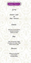 Menu Aurélien Traiteur - Le menu à 12.90€