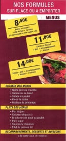 Menu Angkor grill - Les formules