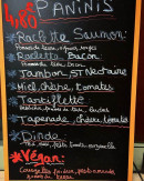 Carte et menu de Au Pain Paillasse à Clermont Ferrand — Exemple de menu